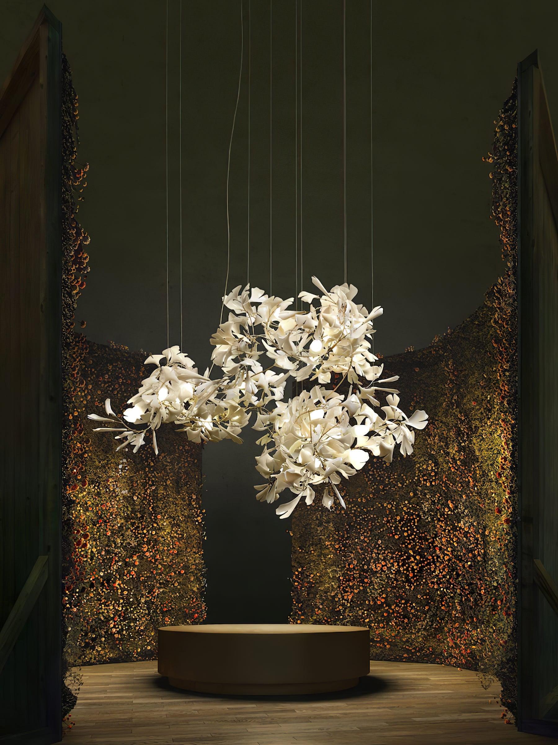 Gingko Lustre F Style Élégance Inspirée de la Nature - Neutralighting
