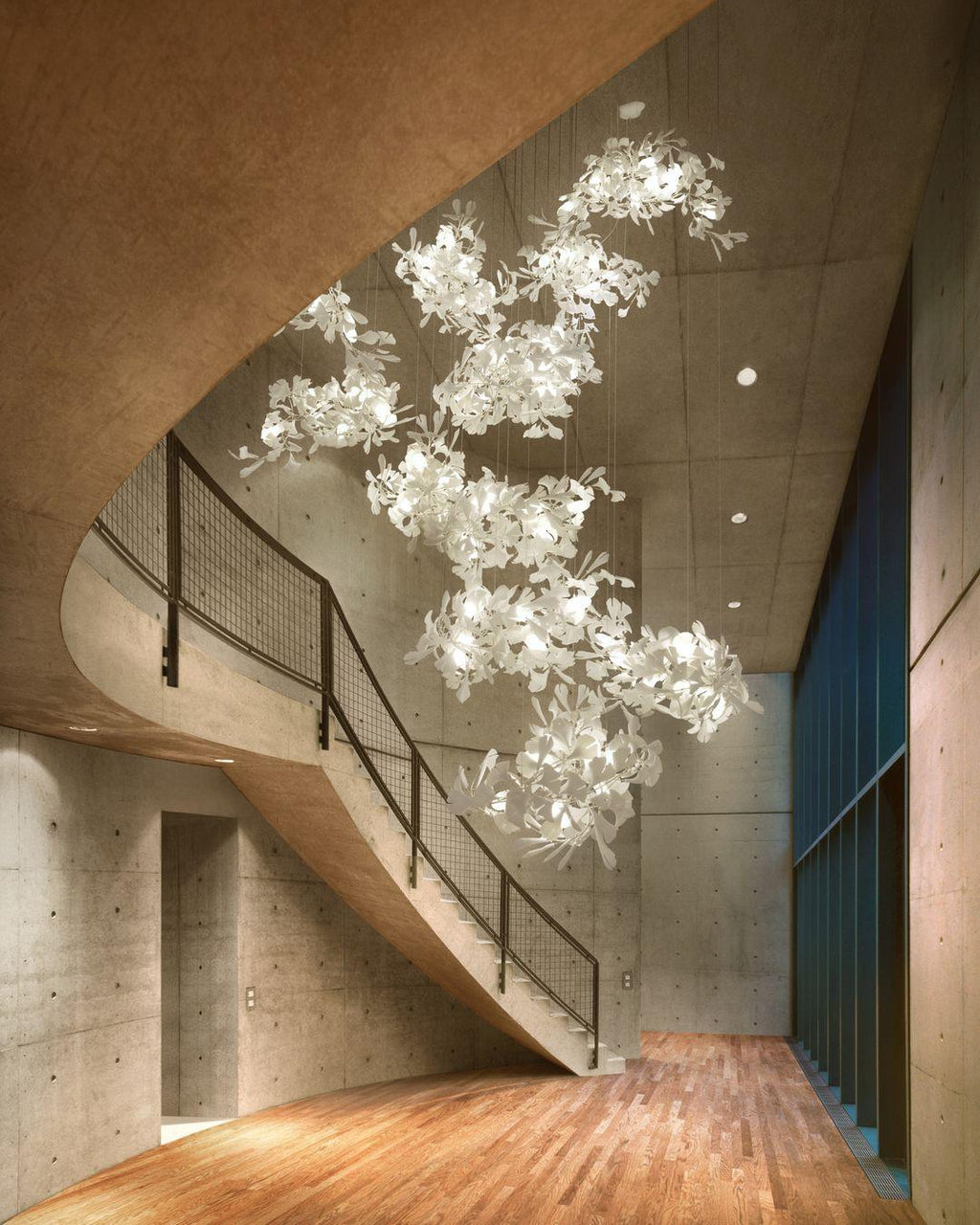 Gingko Lustre F Style Élégance Inspirée de la Nature - Neutralighting