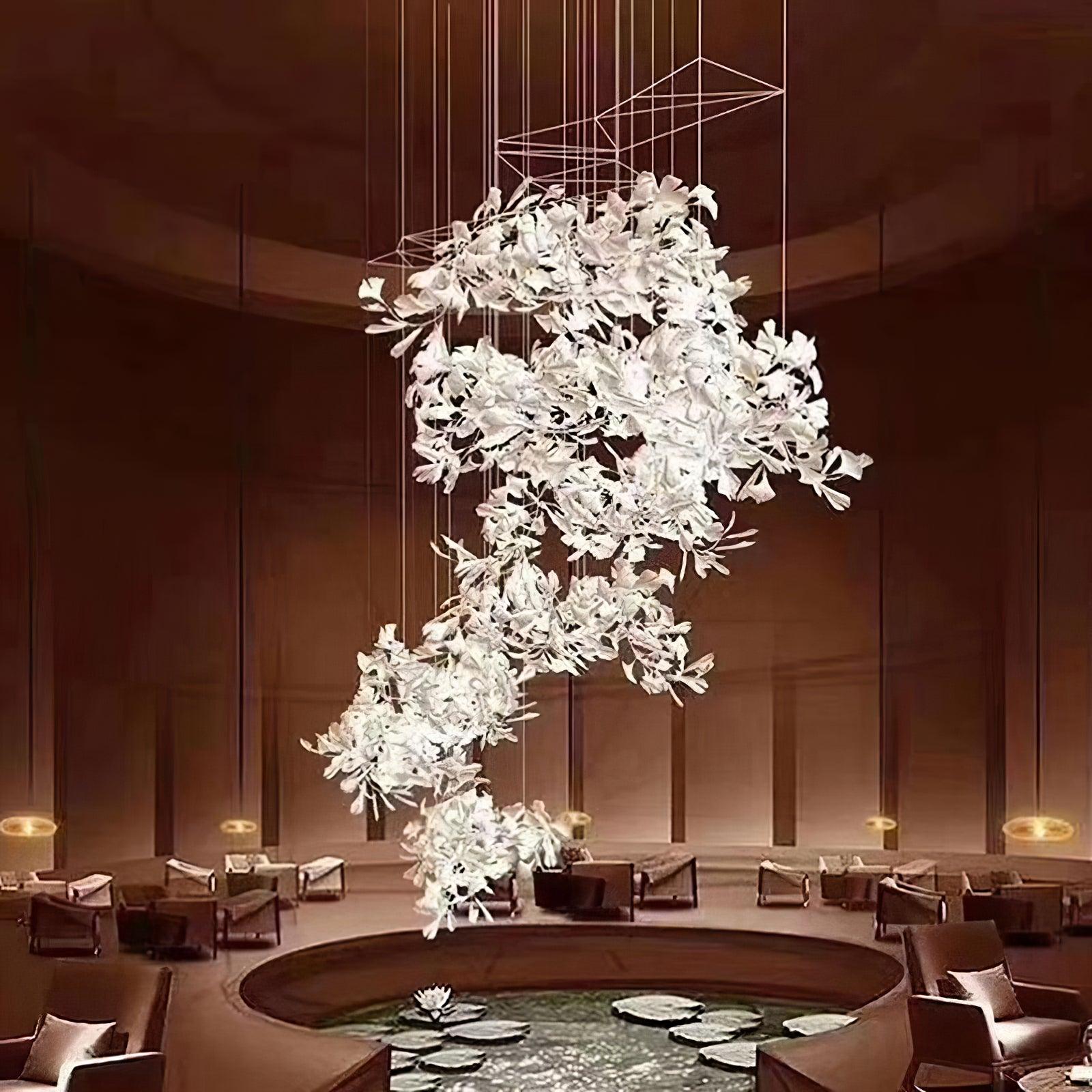 Gingko Lustre F Style Élégance Inspirée de la Nature - Neutralighting