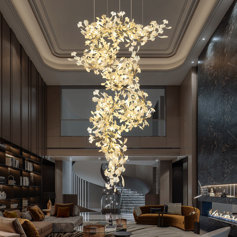 Gingko Lustre F Style Élégance Inspirée de la Nature - Neutralighting