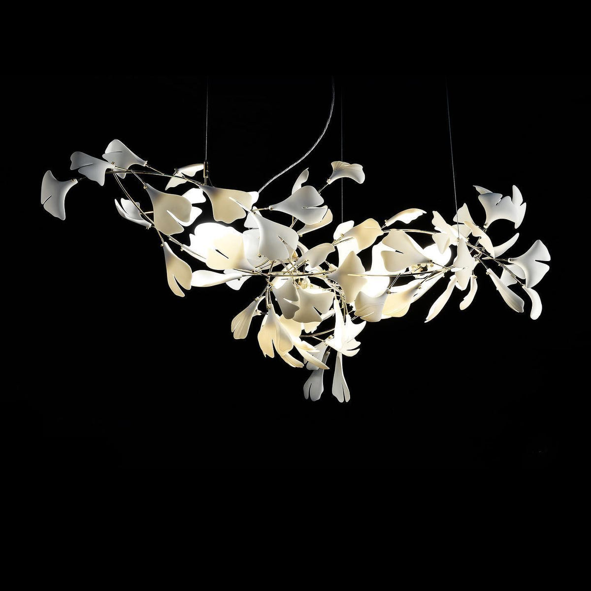 Gingko Chandelier G Style Forme Branche Feuille Moderne - Neutralighting
