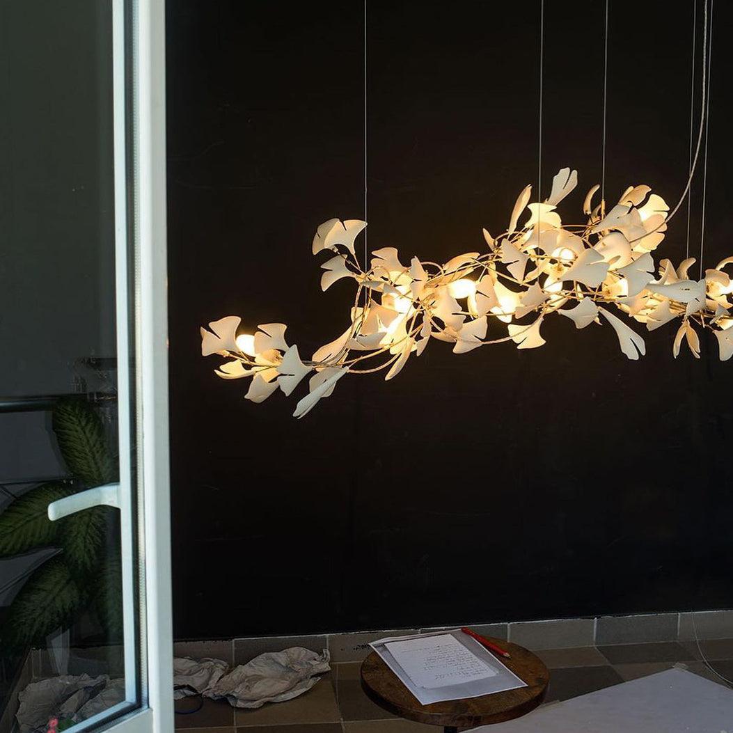 Gingko Chandelier G Style Forme Branche Feuille Moderne - Neutralighting