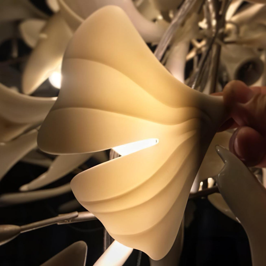 Gingko Chandelier G Style Forme Branche Feuille Moderne - Neutralighting