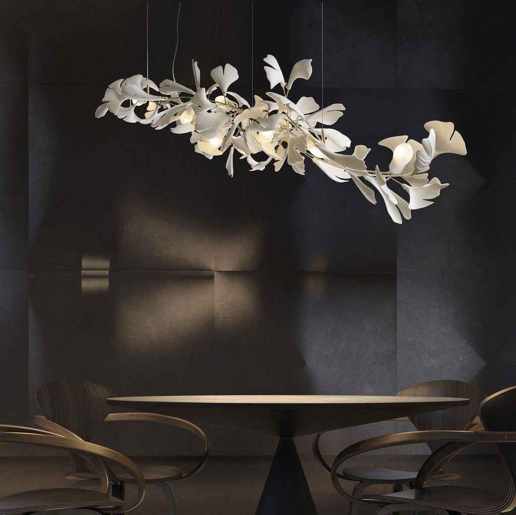 Gingko Chandelier G Style Forme Branche Feuille Moderne - Neutralighting