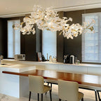 Olivia Céramique Gingko Feuille Lustre - Neutralighting