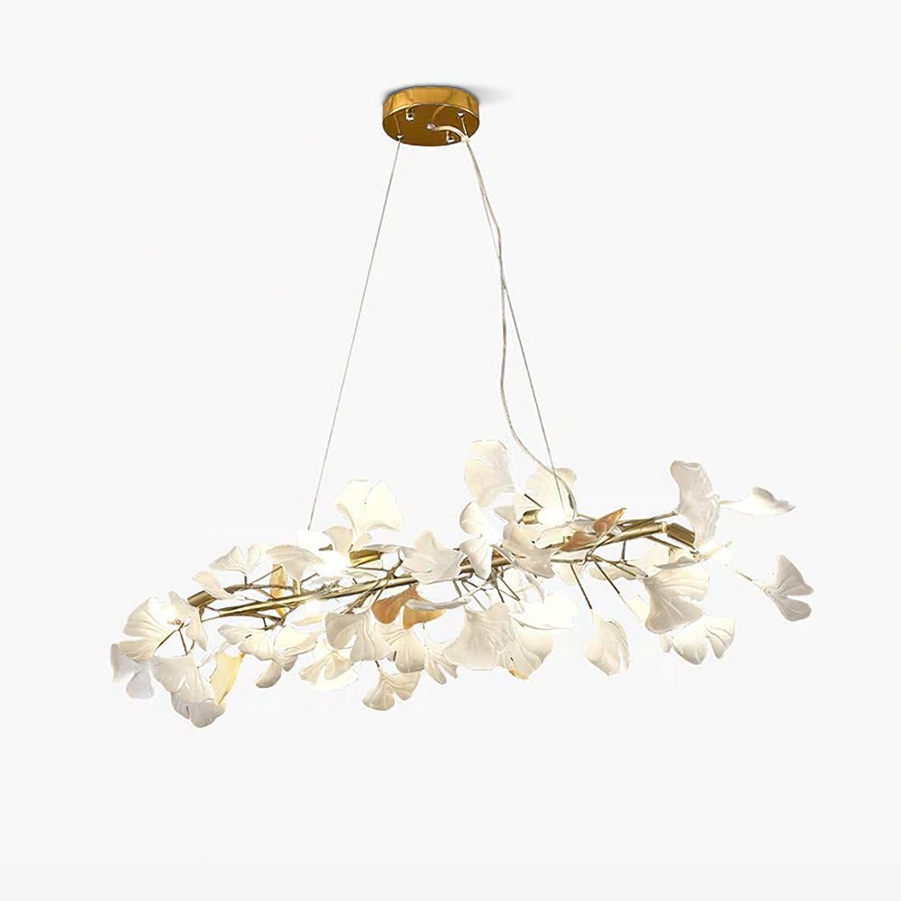 Olivia Lustre minimaliste linéaire en céramique Gingko - Neutralighting