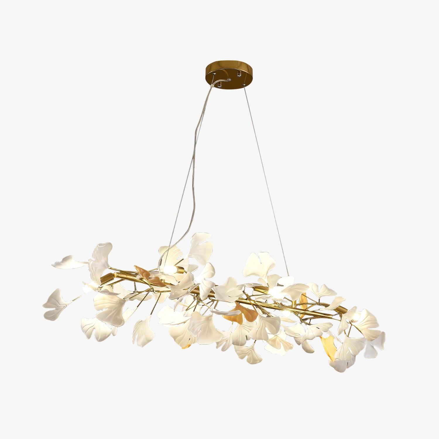 Olivia Lustre minimaliste linéaire en céramique Gingko - Neutralighting