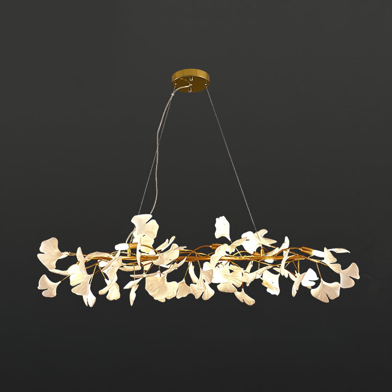 Olivia Lustre minimaliste linéaire en céramique Gingko - Neutralighting