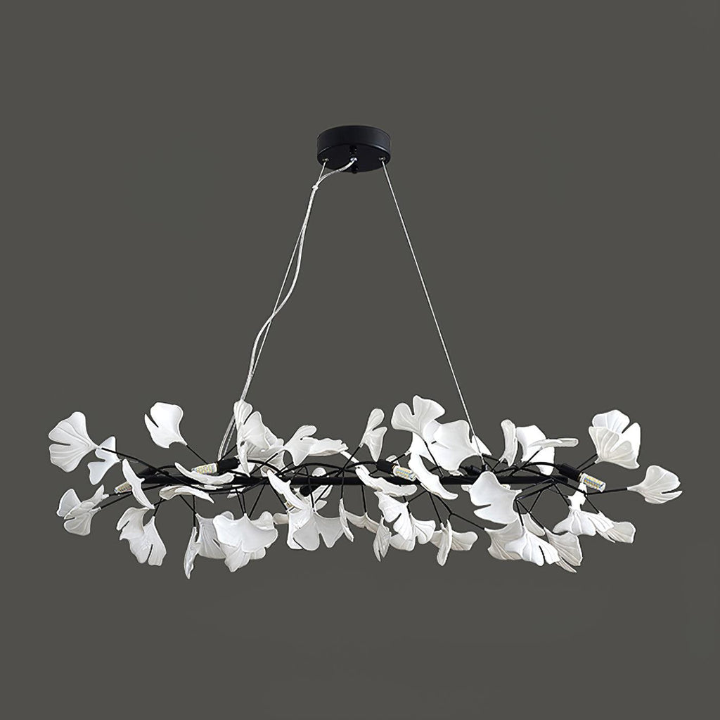 Olivia Lustre minimaliste linéaire en céramique Gingko - Neutralighting