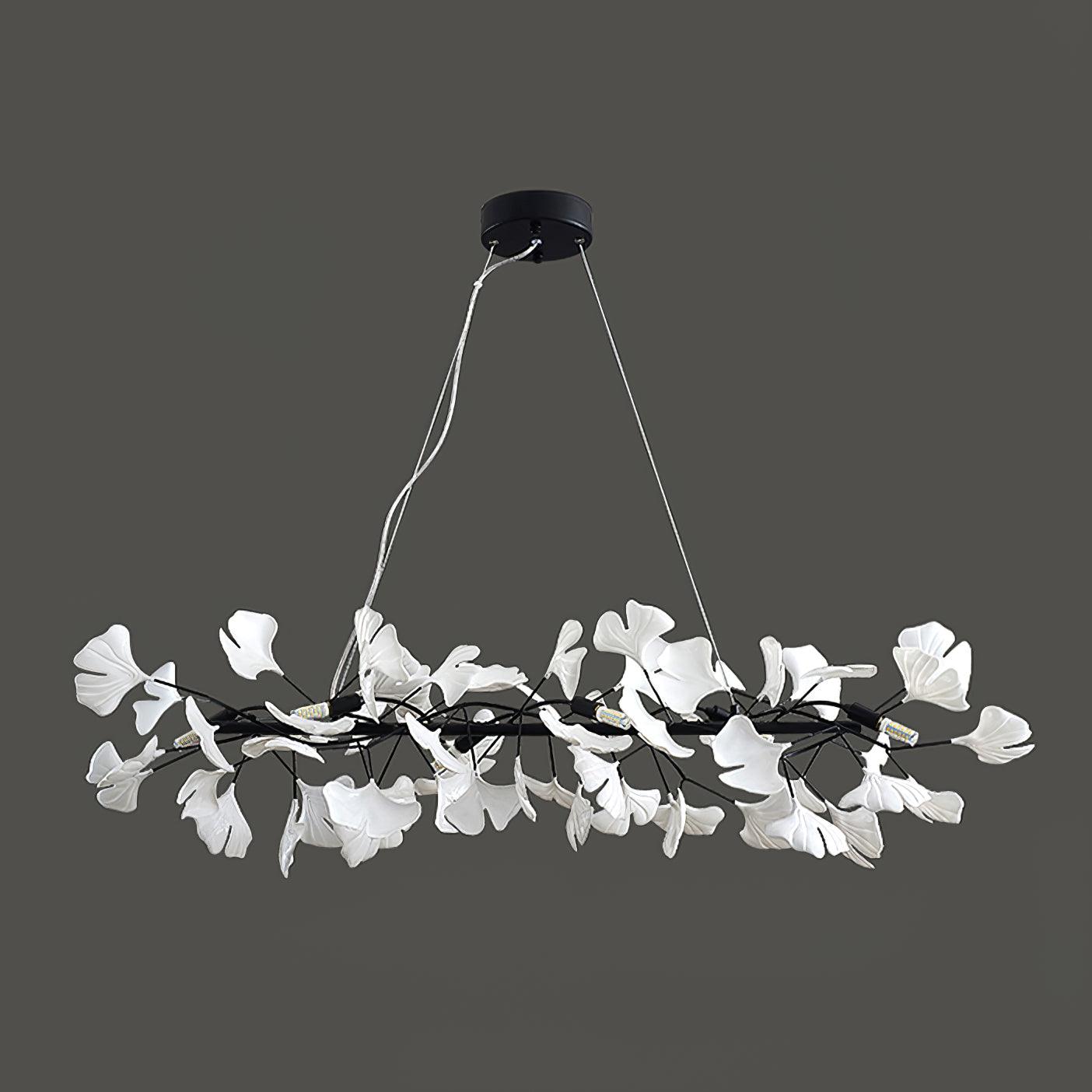 Olivia Lustre minimaliste linéaire en céramique Gingko - Neutralighting