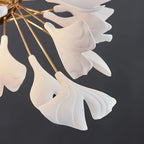 Olivia Lustre minimaliste linéaire en céramique Gingko - Neutralighting