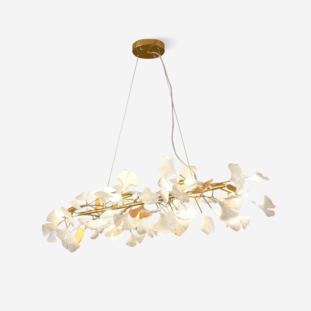 Bloom Lustre Céramique Ginkgo Blanc Or - Neutralighting