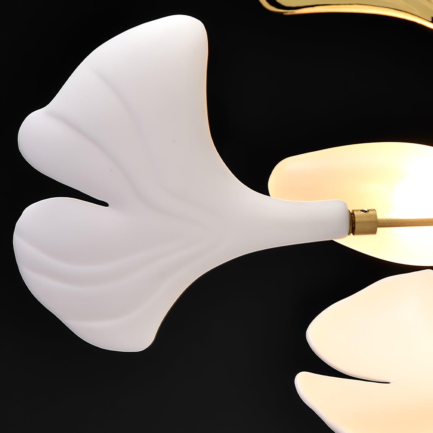 Arux Lustre Ginkgo Art Déco Courbé Vers le Bas - Neutralighting