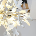 Arux Lustre Ginkgo Art Déco Courbé Vers le Bas - Neutralighting