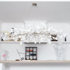 Arux Lustre Ginkgo Art Déco Courbé Vers le Bas - Neutralighting