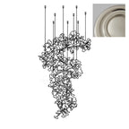 Eloria Lustre Cascade Florale Spirale Élégante - Neutralighting