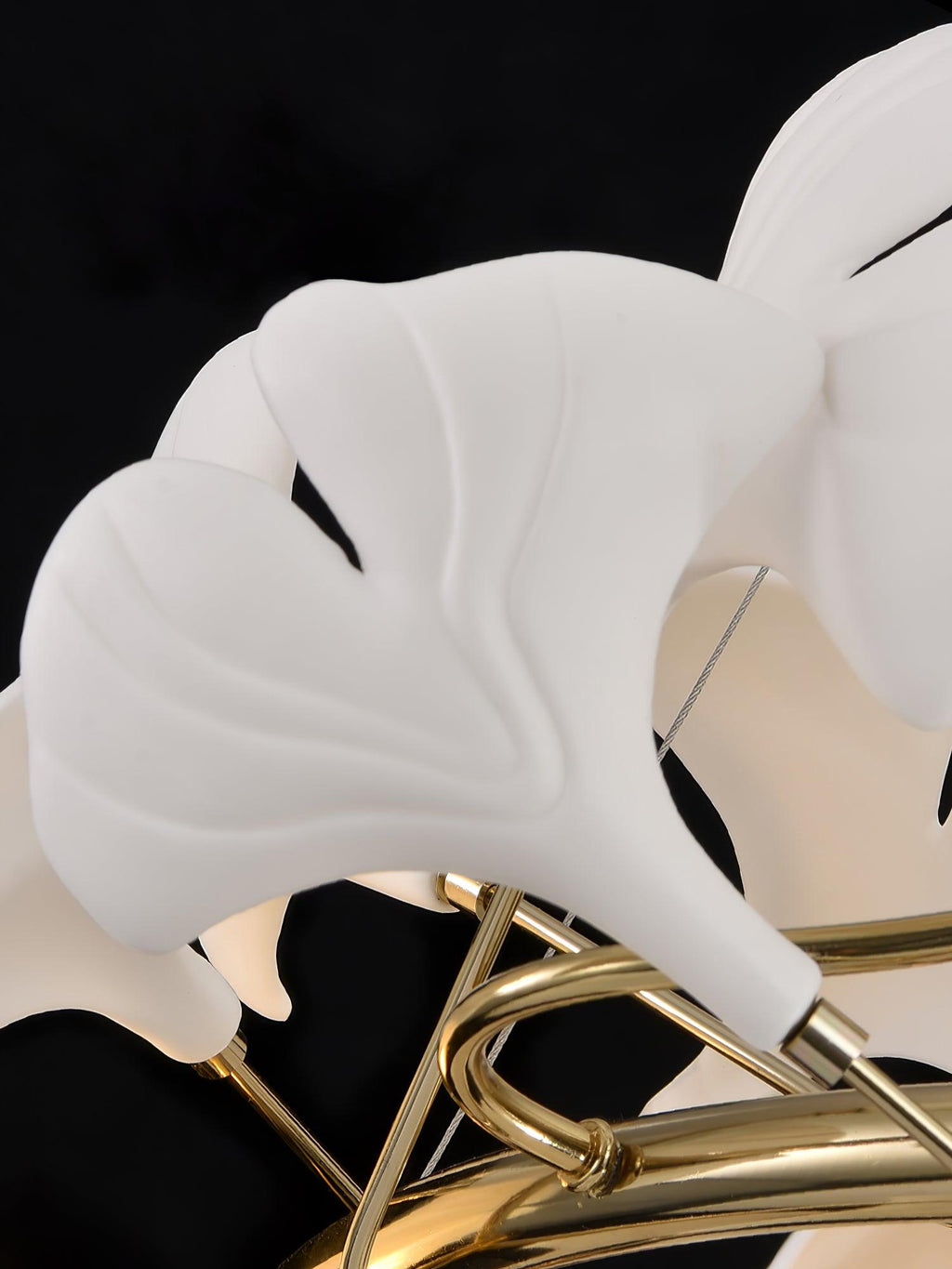 Eloria Lustre Cascade Florale Spirale Élégante - Neutralighting