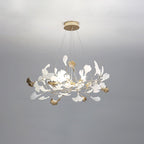Olivia Chandelier Céramique Gingko 3 Styles - Neutralighting