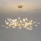 Olivia Chandelier Céramique Gingko 3 Styles - Neutralighting