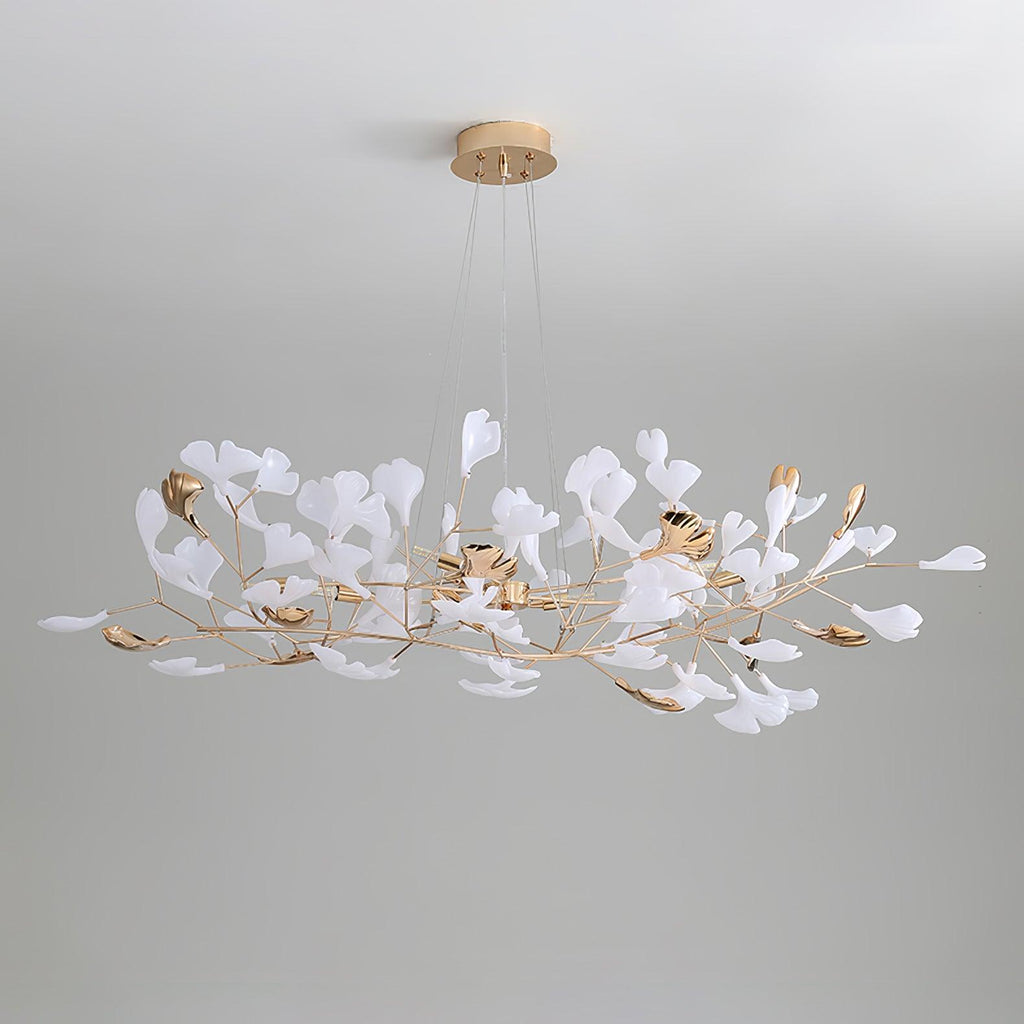 Olivia Chandelier Céramique Gingko 3 Styles - Neutralighting