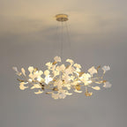 Olivia Chandelier Céramique Gingko 3 Styles - Neutralighting