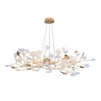 Olivia Chandelier Céramique Gingko 3 Styles - Neutralighting