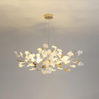 Olivia Chandelier Céramique Gingko 3 Styles - Neutralighting