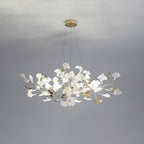 Olivia Chandelier Céramique Gingko 3 Styles - Neutralighting