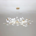 Olivia Chandelier Céramique Gingko 3 Styles - Neutralighting