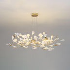 Olivia Chandelier Céramique Gingko 3 Styles - Neutralighting