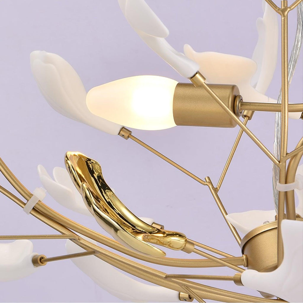Gingko Lustre Style S Élégance Inspirée de la Nature - Neutralighting