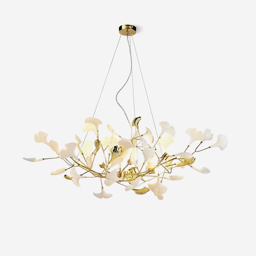 Gingko Lustre Style S Élégance Inspirée de la Nature - Neutralighting