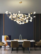 Gingko Lustre Style S Élégance Inspirée de la Nature - Neutralighting