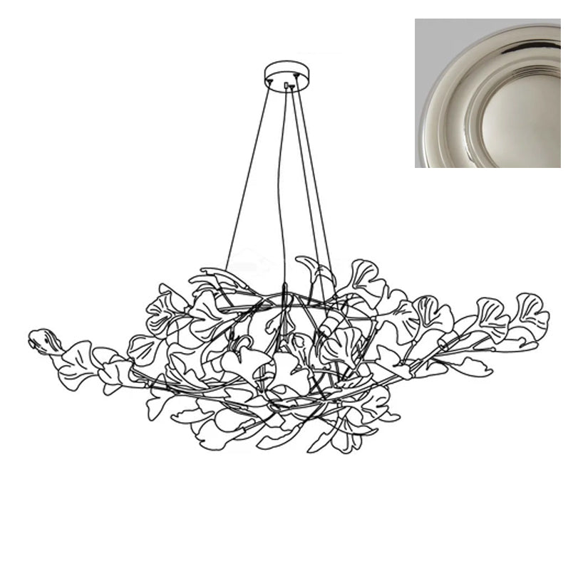 Gingko Lustre Style S Élégance Inspirée de la Nature - Neutralighting