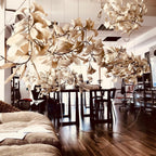 Olivia Céramique Gingko Feuille Lustre - Neutralighting