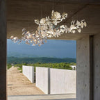 Olivia Céramique Gingko Feuille Lustre - Neutralighting