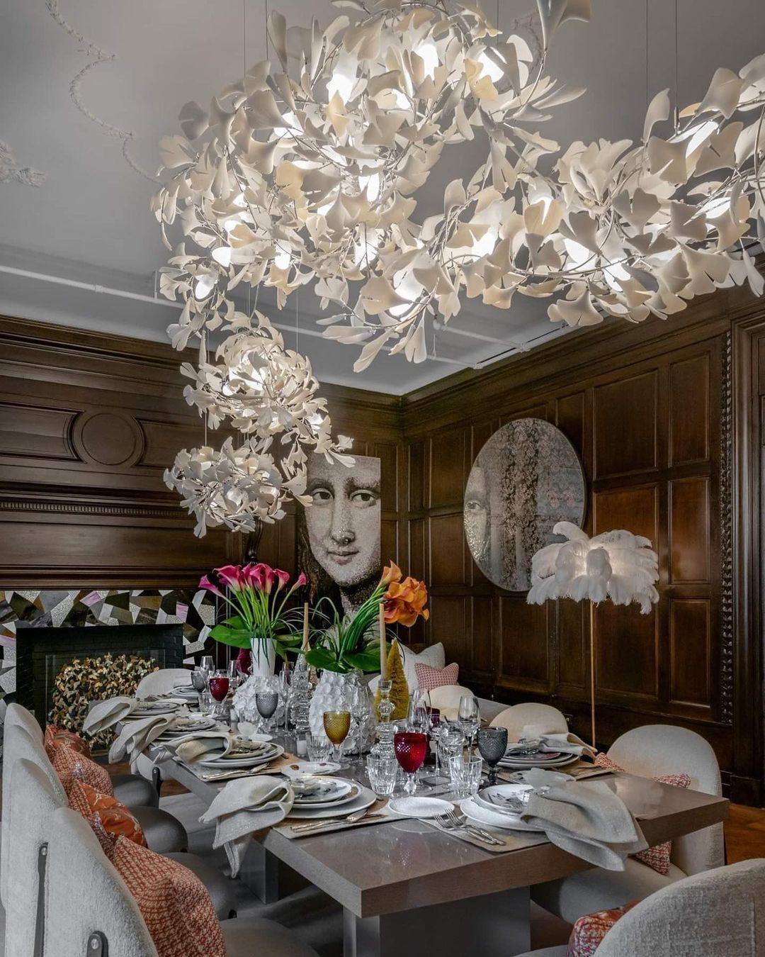 Elysia Lustra Lustre Canopée Florale Élégant - Neutralighting