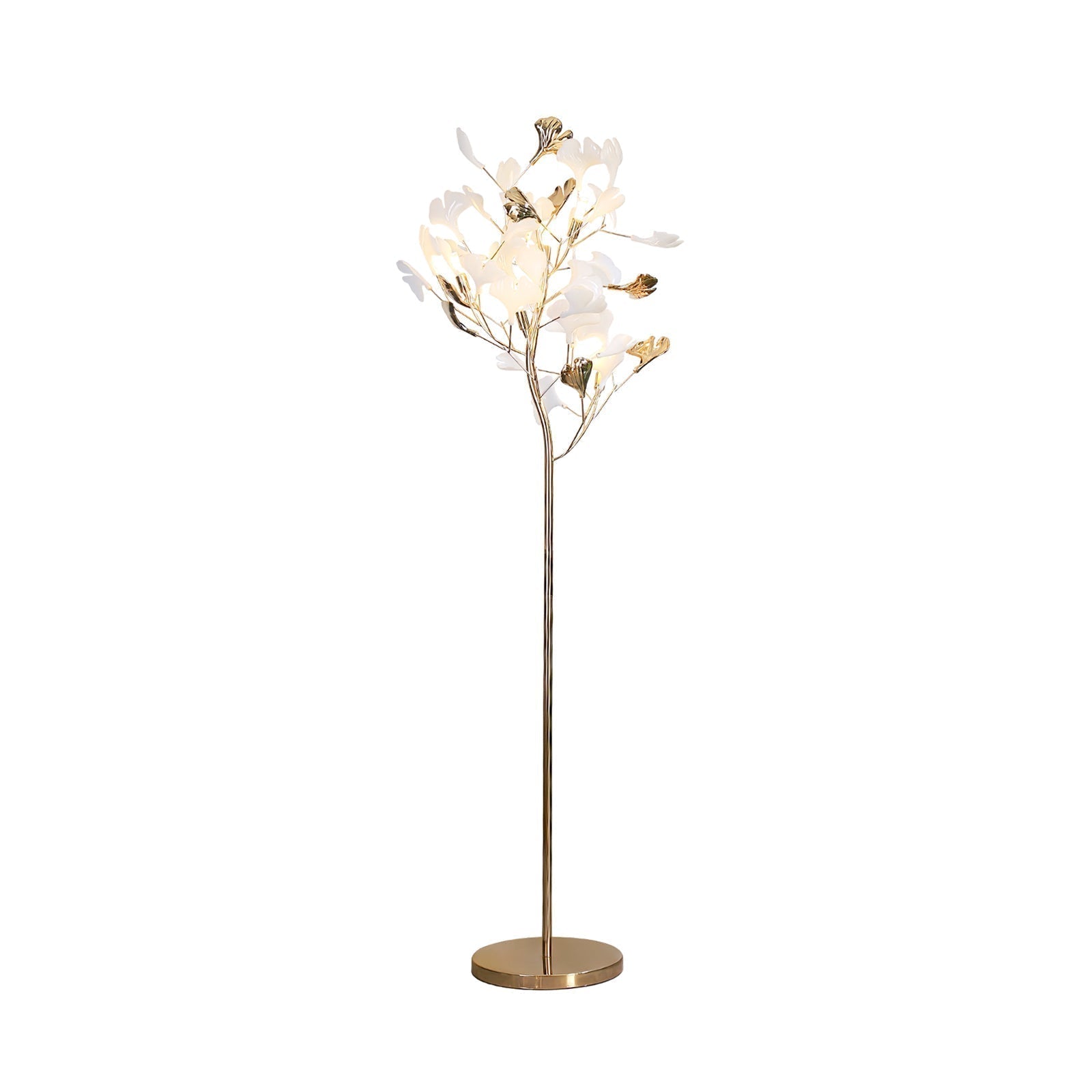 Ella Lampadaire en Céramique avec Feuilles de Ginkgo - Neutralighting