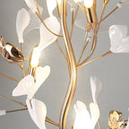 Ella Lampadaire en Céramique avec Feuilles de Ginkgo - Neutralighting