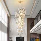 Olivia Céramique Gingko Cascadant Lustre - Neutralighting