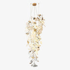 Olivia Céramique Gingko Cascadant Lustre - Neutralighting