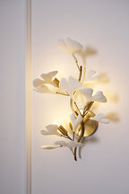 Wylie Applique Murale Postmoderne Luxe Gingko Céramique - Neutralighting
