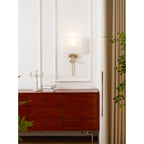 Velaeyra Applique Murale En Tissu Et Laiton Individual Creativity - Neutralighting