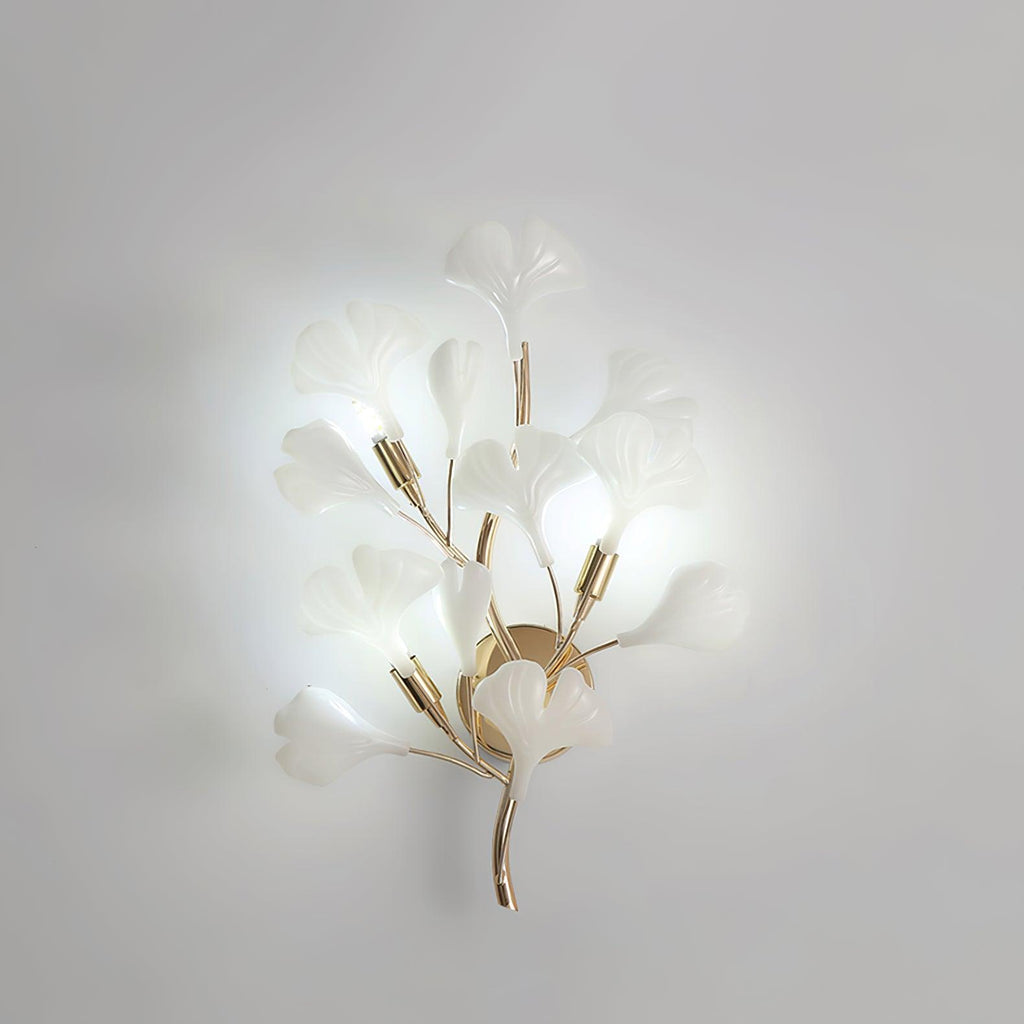 Wylie Applique Murale Postmoderne Luxe Gingko Céramique - Neutralighting