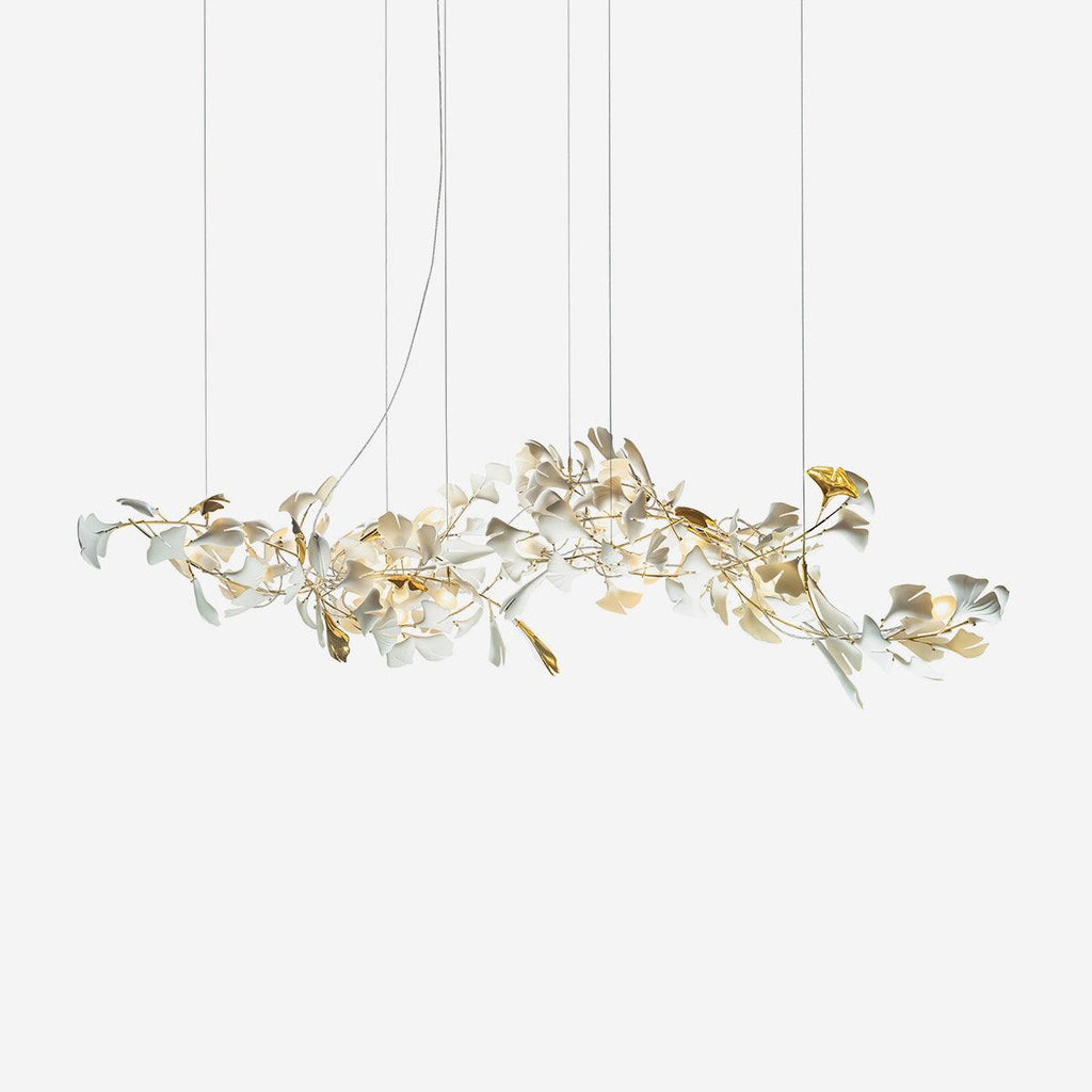 Bloom Lustre Moderne Abat-jour Céramique Feuille - Neutralighting