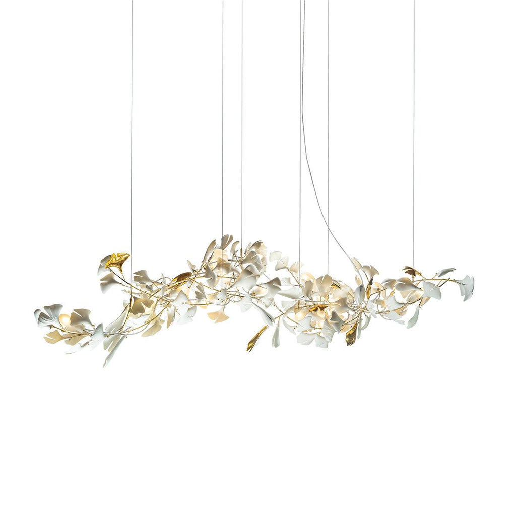 Bloom Lustre Moderne Abat-jour Céramique Feuille - Neutralighting