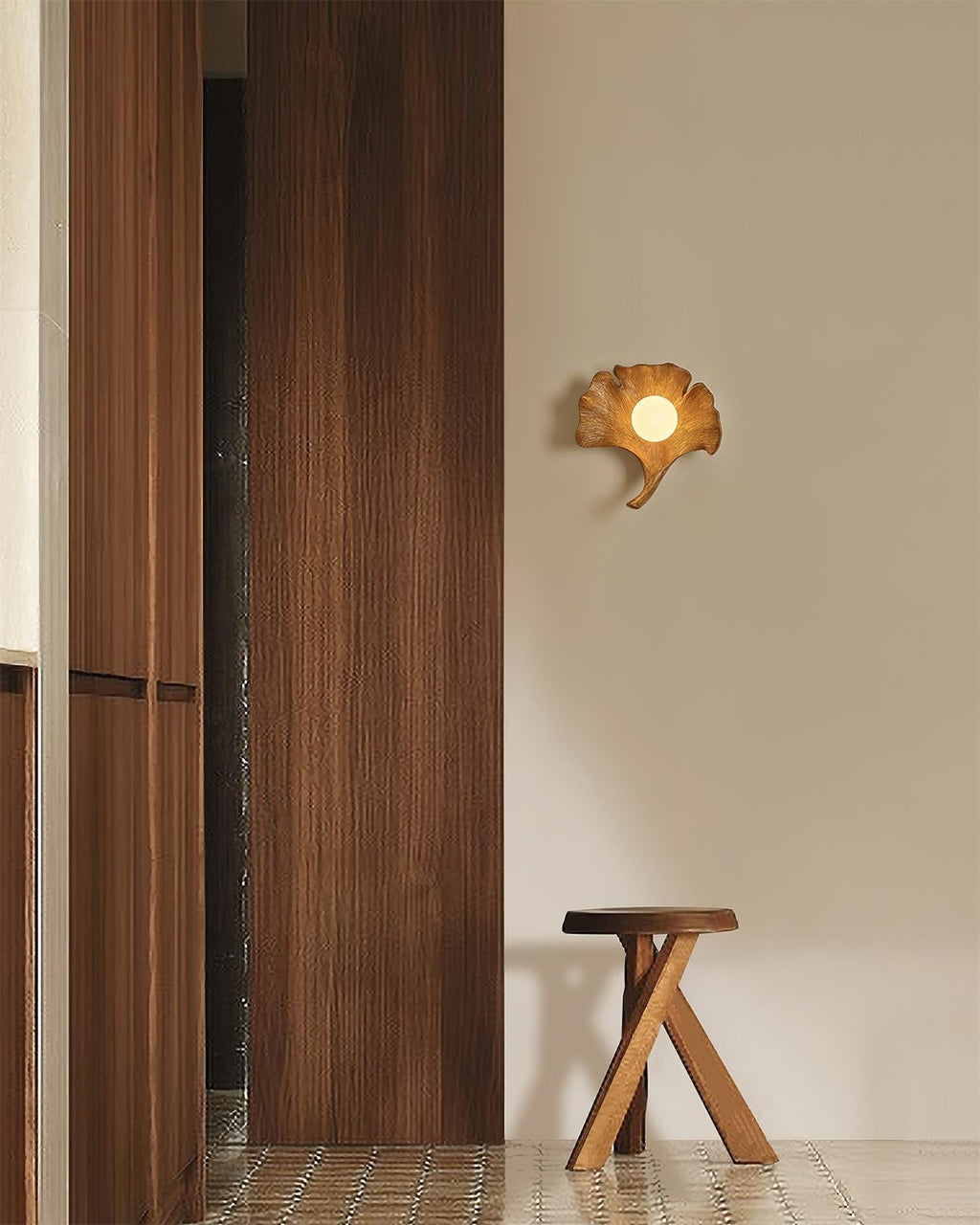 Olivia Applique Murale Forme Feuille de Ginkgo - Neutralighting