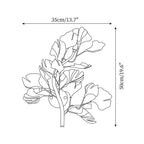 Aurean Applique murale à brancher Luminaire floral en acrylique Élégance française - Neutralighting