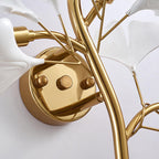 Aurean Applique murale à brancher Luminaire floral en acrylique Élégance française - Neutralighting