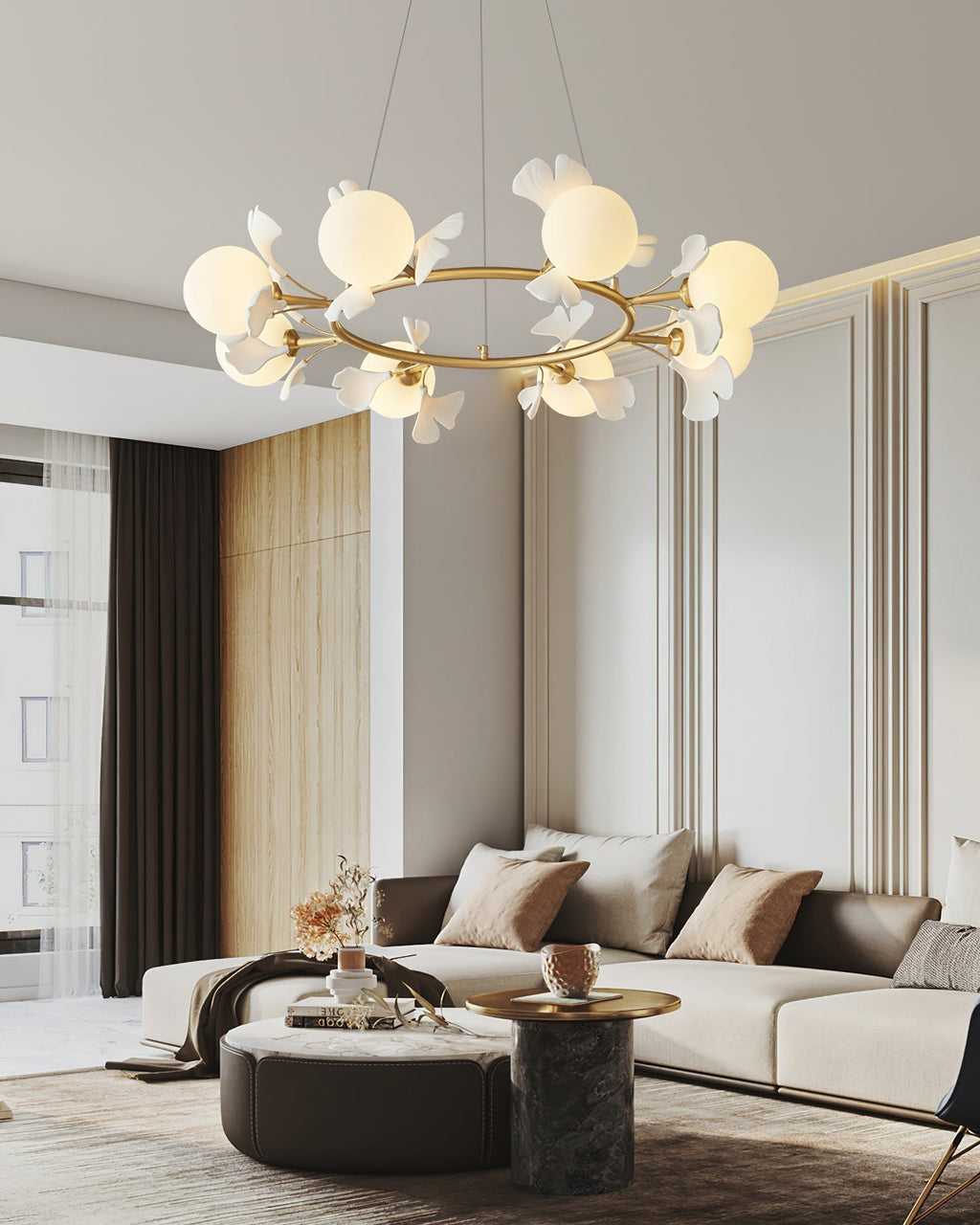 Lustre Globe Fidova à 8 Lumières - Neutralighting